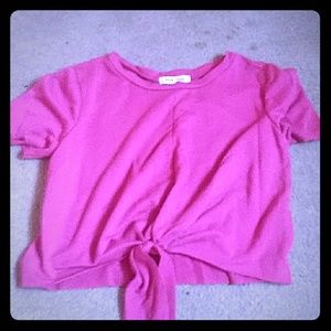 Cut croptop for teens